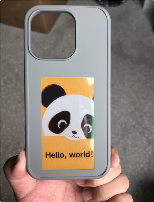 Cover per Smartphone con Schermo E-Ink: Custodia di Lusso con Design Innovativo